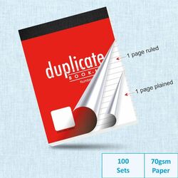 Anupam Duplicate Book No.00 100 Sets - 11 X 14 cm